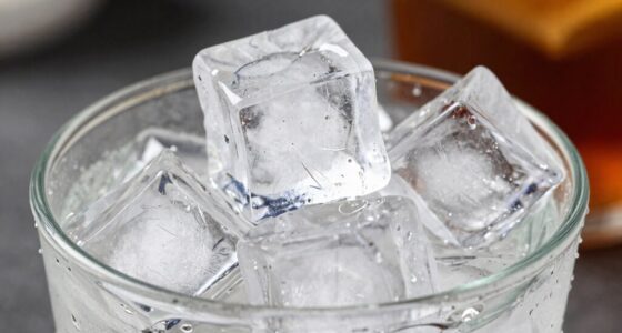 ice quality enhances drink taste