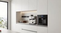 integrated coffee machine placement