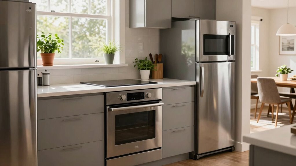 optimized kitchen appliance layout