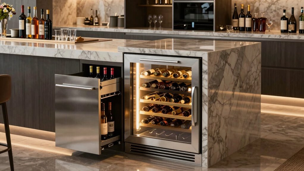 organized accessible beverage storage