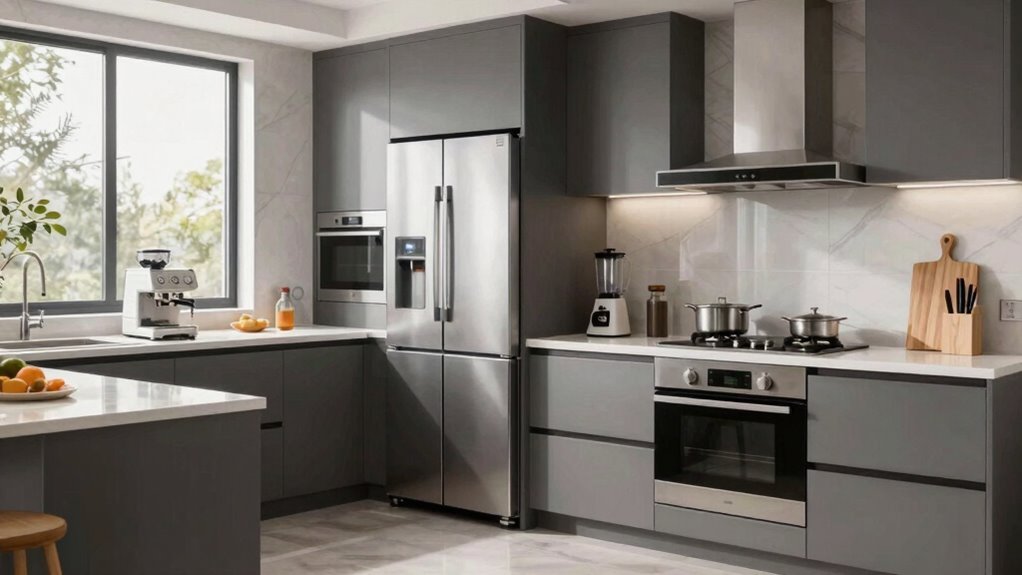 organized appliance zone layout