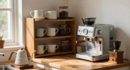 organized daily coffee station