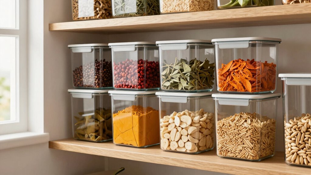 organized efficient pantry storage