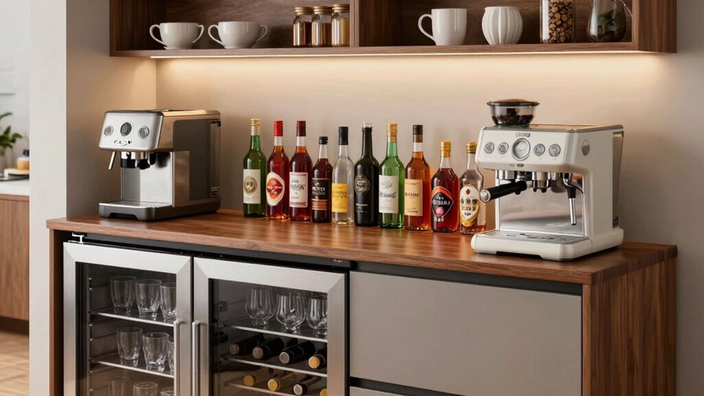 personalized home beverage setup