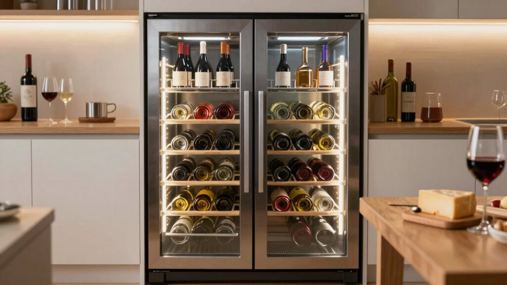 precise wine storage control