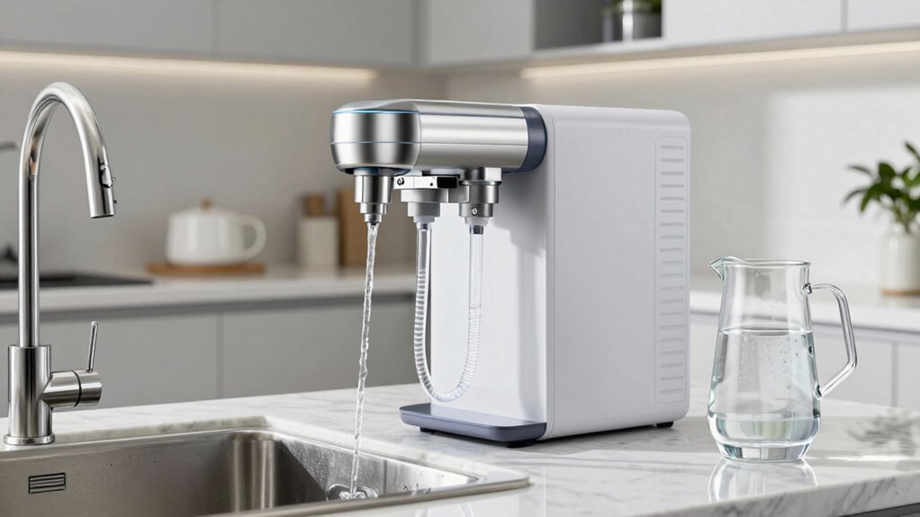 removes contaminants from water