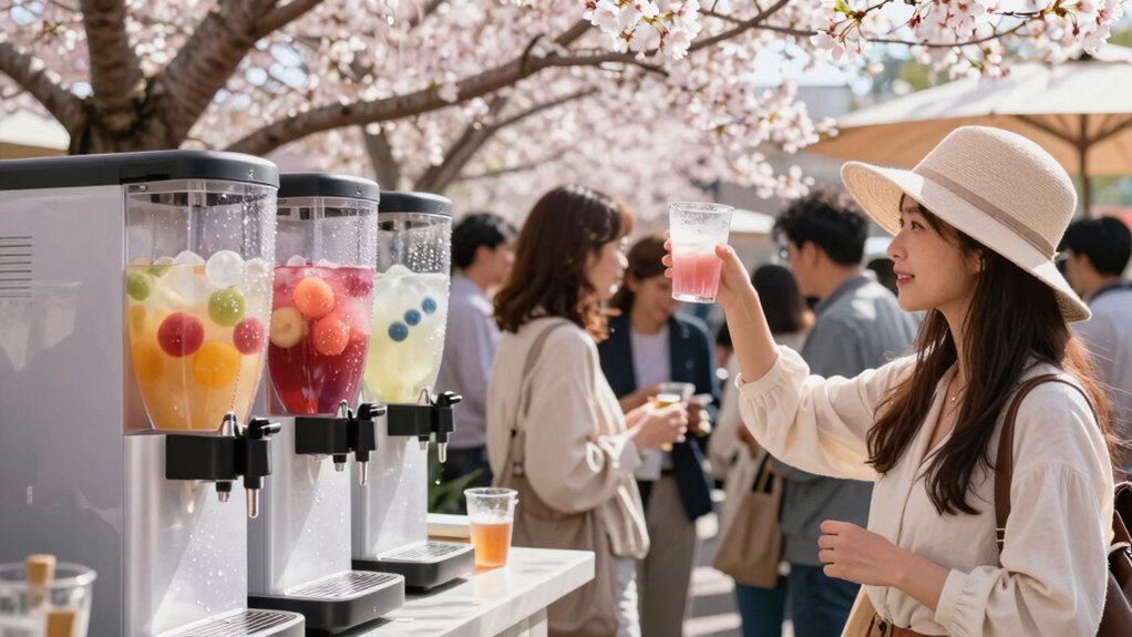 spring increases beverage demand