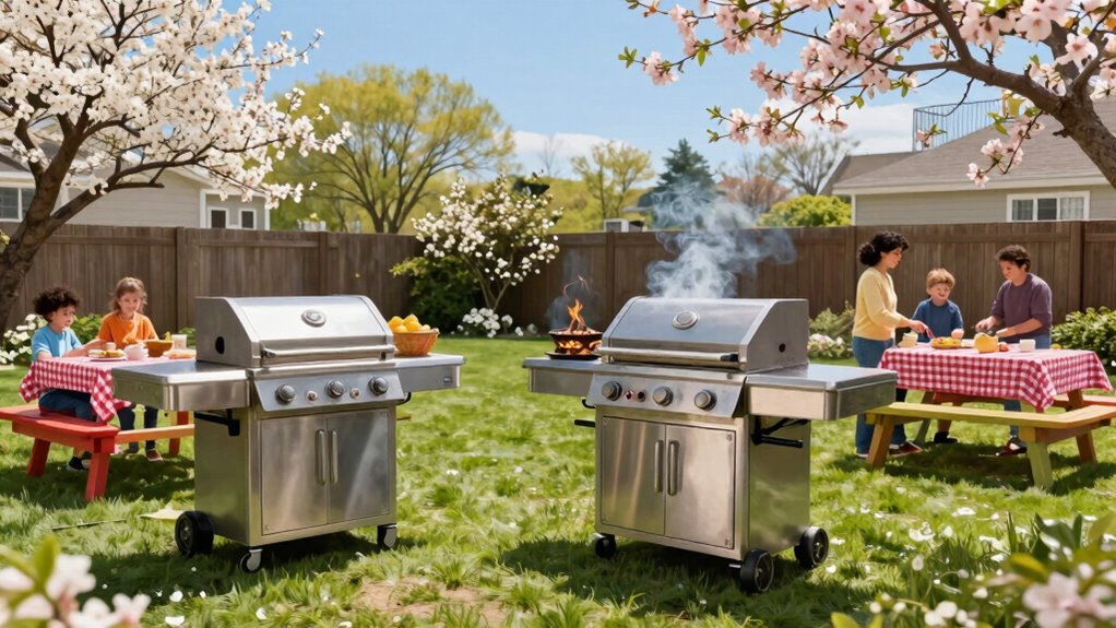 spring outdoor cooking enthusiasm