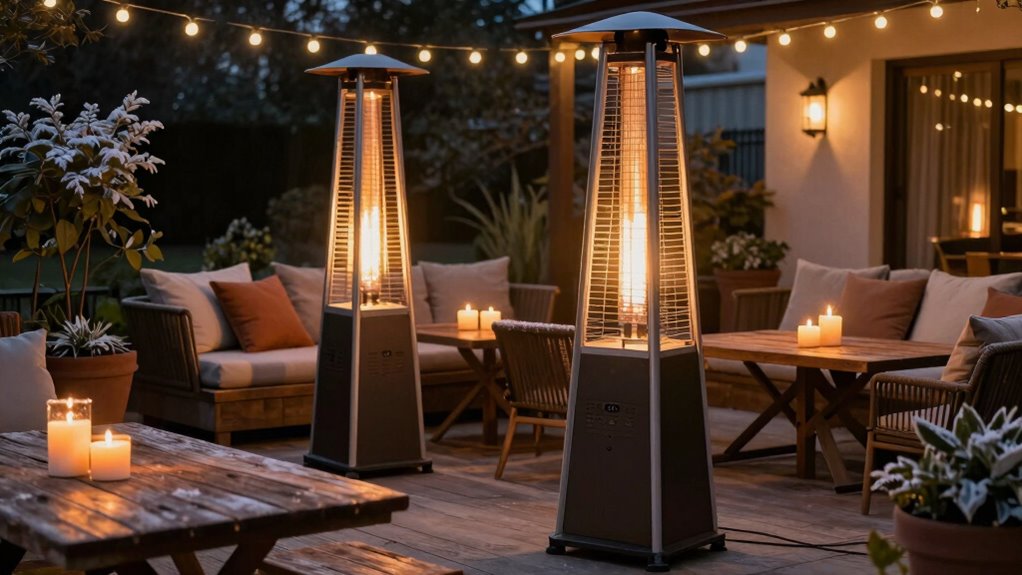 year round outdoor heating