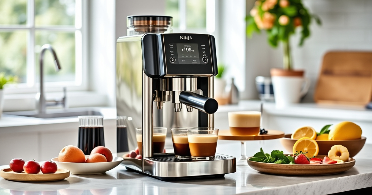 Cool Off with a Homemade Iced Espresso Using Ninja Luxe Café Premier