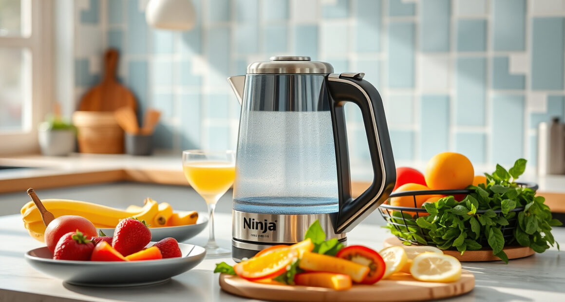 Cool Summer Iced Tea with Ninja KT200BL Electric Kettle