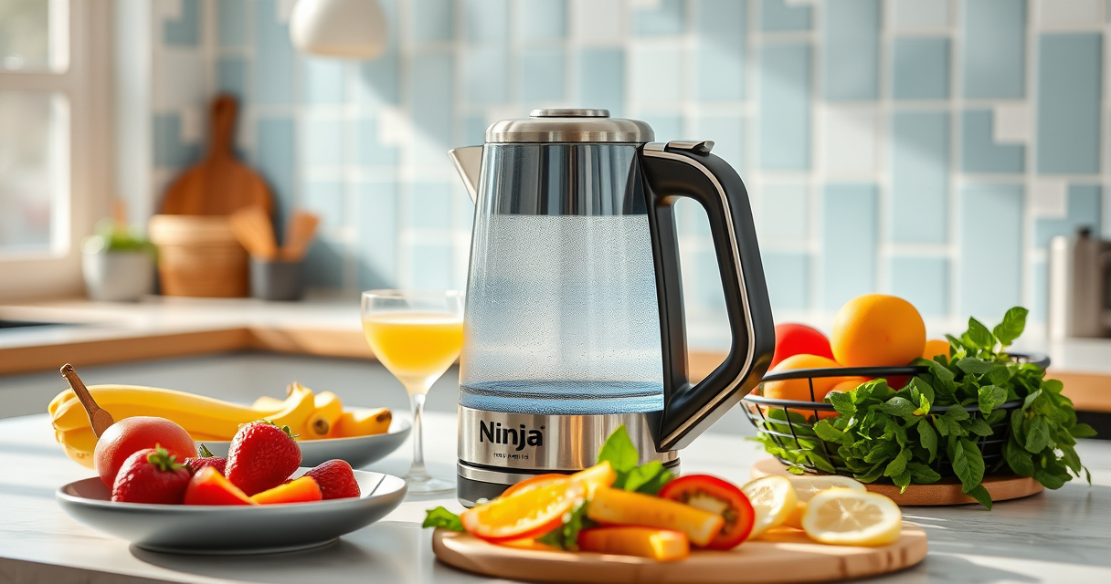 Cool Summer Iced Tea with Ninja KT200BL Electric Kettle