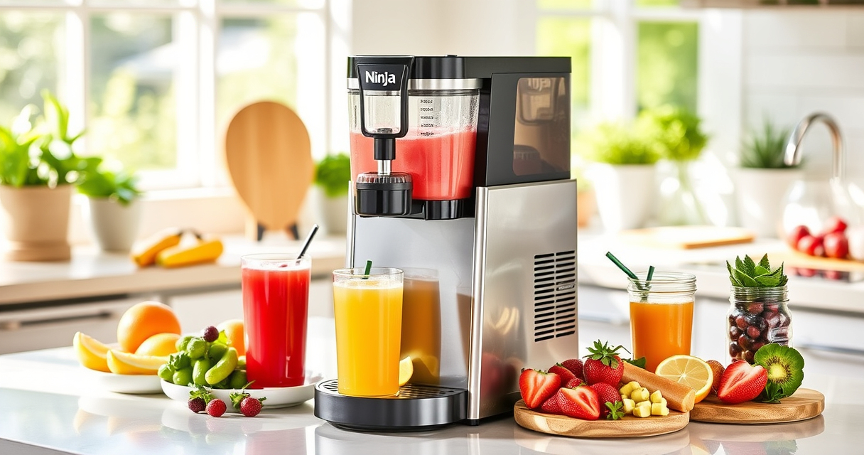 Make Refreshing Summer Slushies with Ninja SLUSHi Frozen Drink Machine