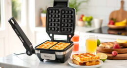Master Summer Waffles with the Ninja Belgian Waffle Maker Pro