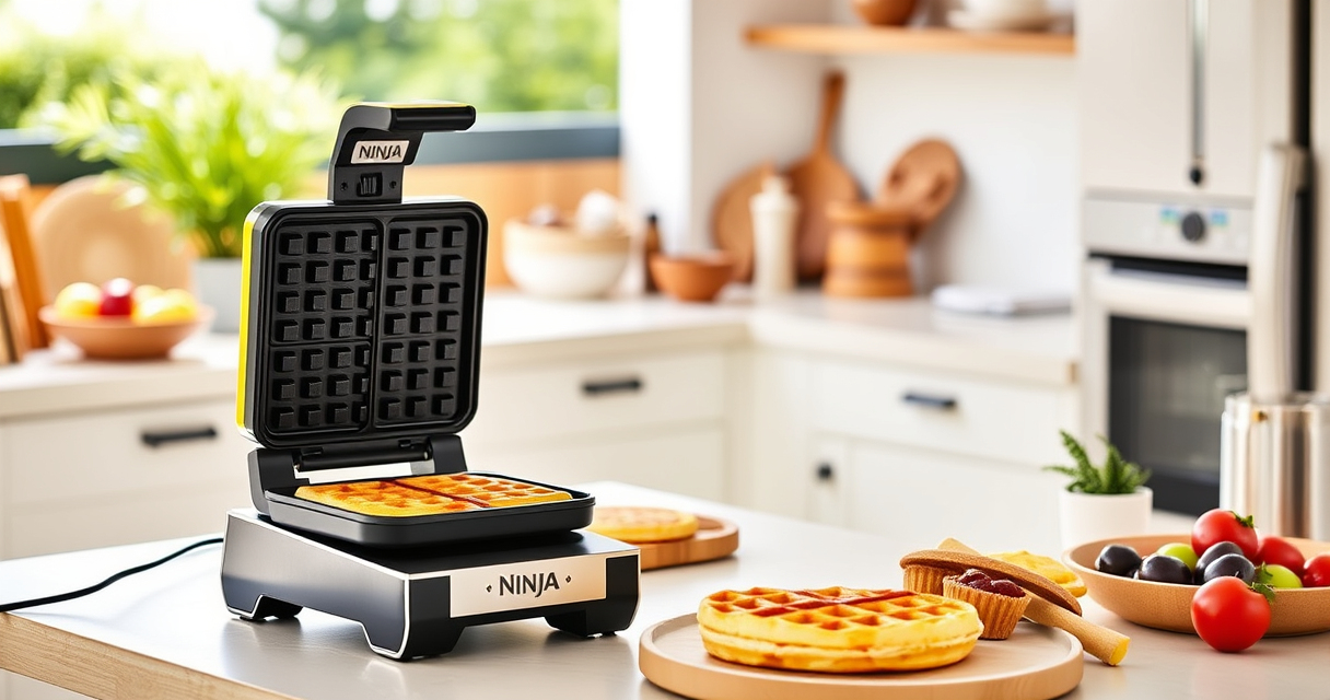 Beat the Summer Heat with Ninja Belgian Waffle Maker Pro