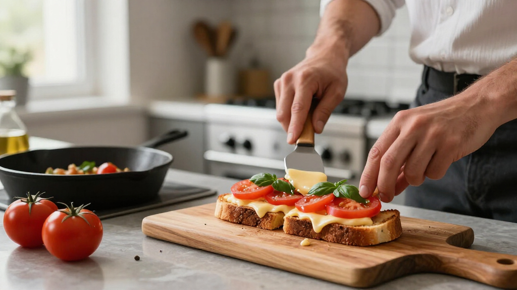 Bruschetta Grilled Cheese Sandwich