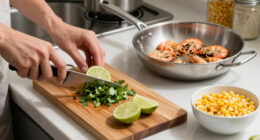 Cilantro-Lime Shrimp With Corn