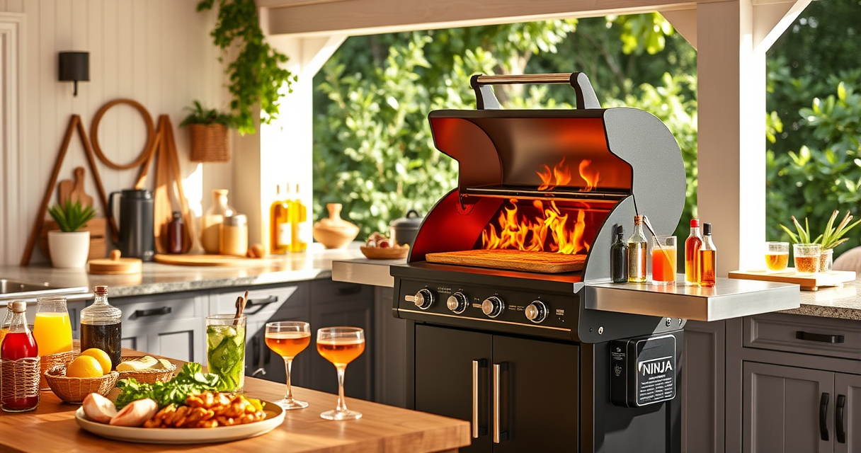 Master the Perfect Summer BBQ with Ninja Woodfire Pro Connect XL