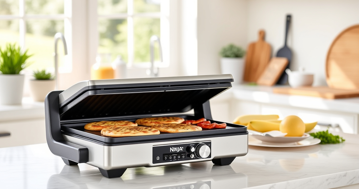 Ninja Foodi Pro 5-in-1 Indoor Grill: Summer Grilling Made Easy