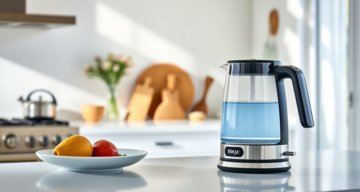 Stay Cool & Brew Perfectly with Ninja KT200BL Electric Kettle