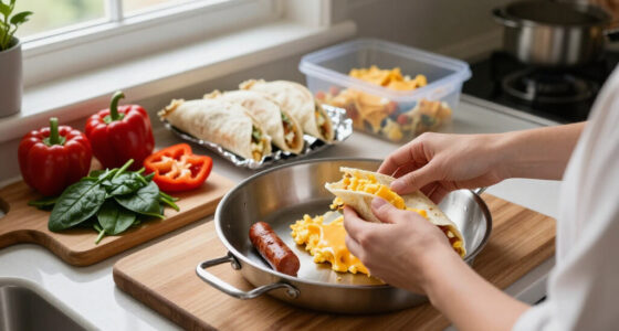 For The Easiest Weekday Breakfast, I Keep These Burritos In My Freezer Always