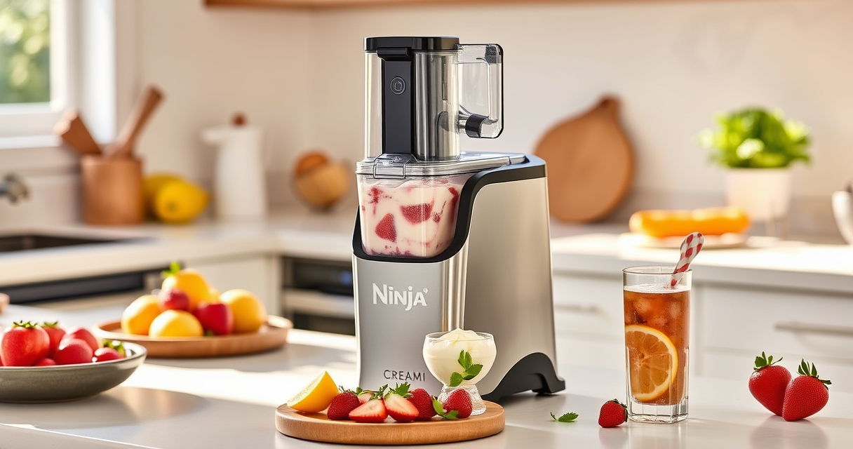Ninja CREAMi Deluxe Ice Cream Maker: The Ultimate Summer Frozen Treats Machine