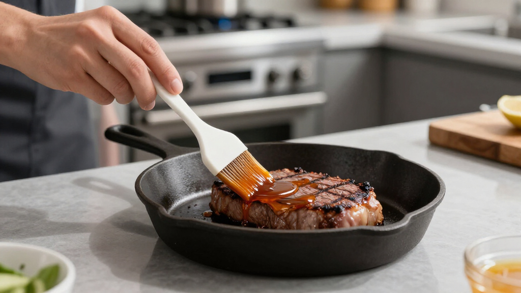 The Cheap 1-Ingredient Glaze That Completely Transforms Steak