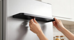 This Magnetic Shelf Turns The Empty Side Of Your Fridge Into Extra Storage Space