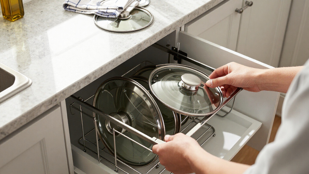 13 Best Pot Lid Organizers for Tidy Kitchen Cabinets in 2026