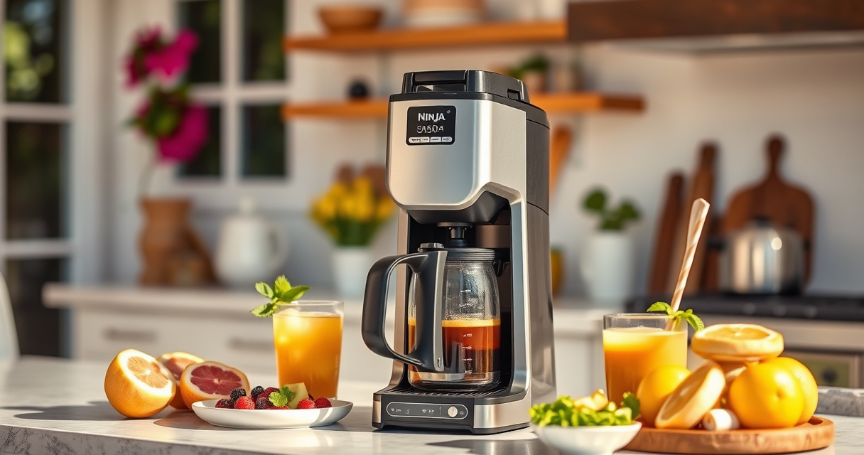 Beat the Heat with Ninja Hot & Iced XL Coffee Maker's Summer Recipes