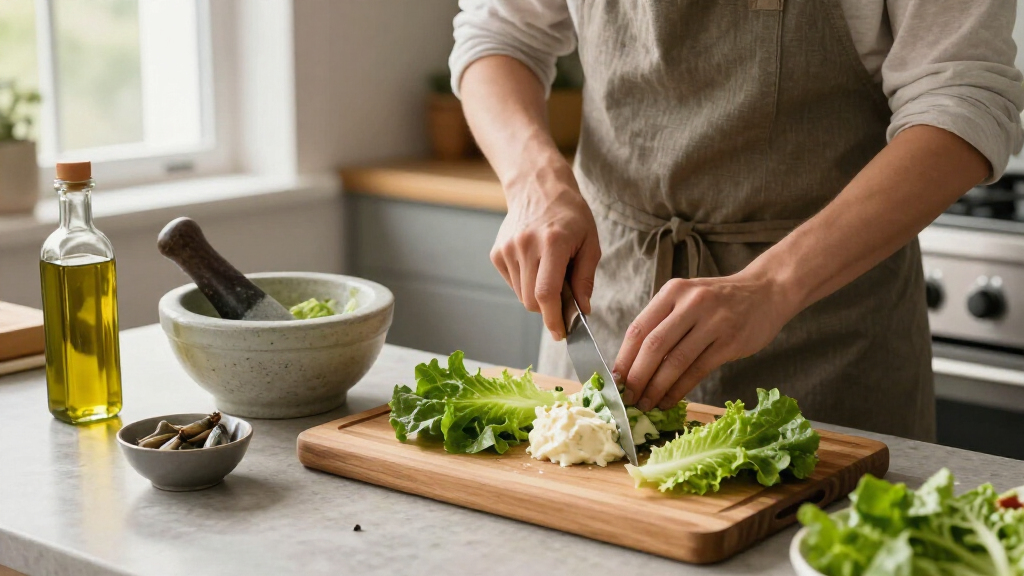 Caesar Salad Cotta
