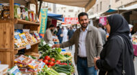 محافظ القاهرة يفتتح معرض السلع الغذائية بحي السلام أول - Cairo.gov.eg