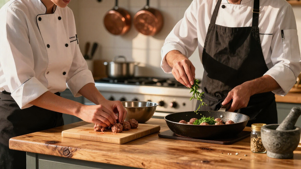 I Asked 2 Professional Chefs Their Secret To Ridiculously Tender Meatballs