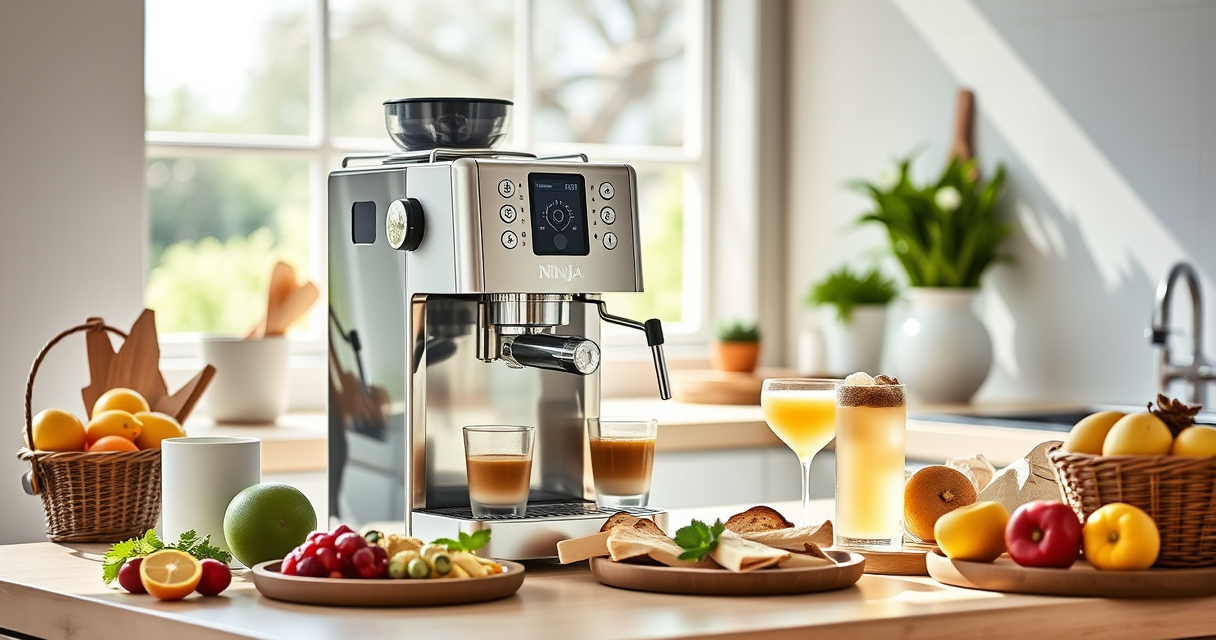 Ninja Luxe Café Pro Espresso Machine by David Beckham: Summer's Top Coffee Companion