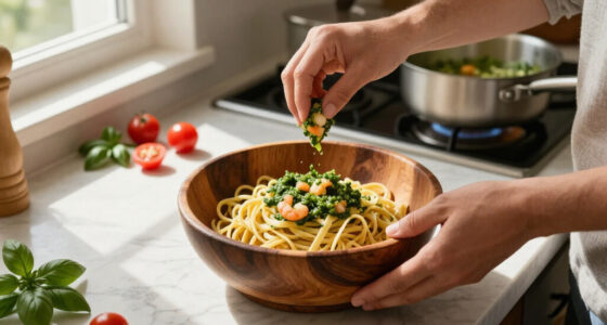 Pici Con Pesto Di Gamberi