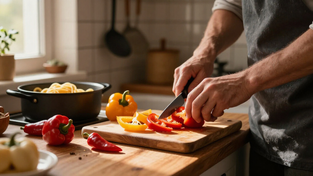Pici In Salsa Di Peperoni Crudi