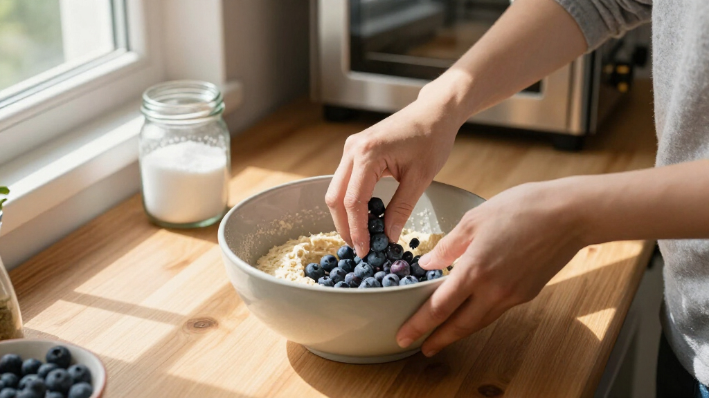 The Very Best Blueberry Muffins