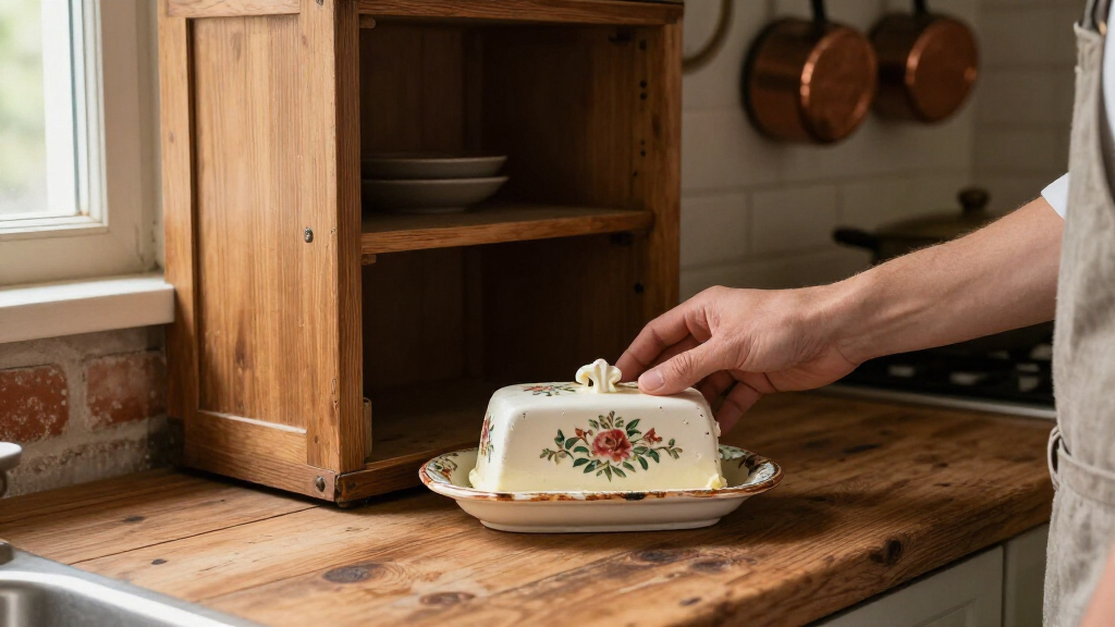 This Ceramic Butter Dish Looks Like An Antique Family Heirloom