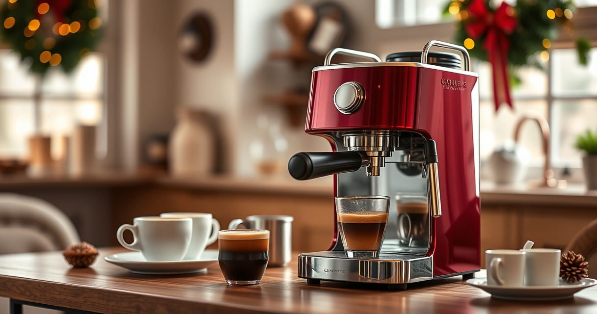 CASABREWS 3700: A Cozy Holiday Coffee Moment at Home